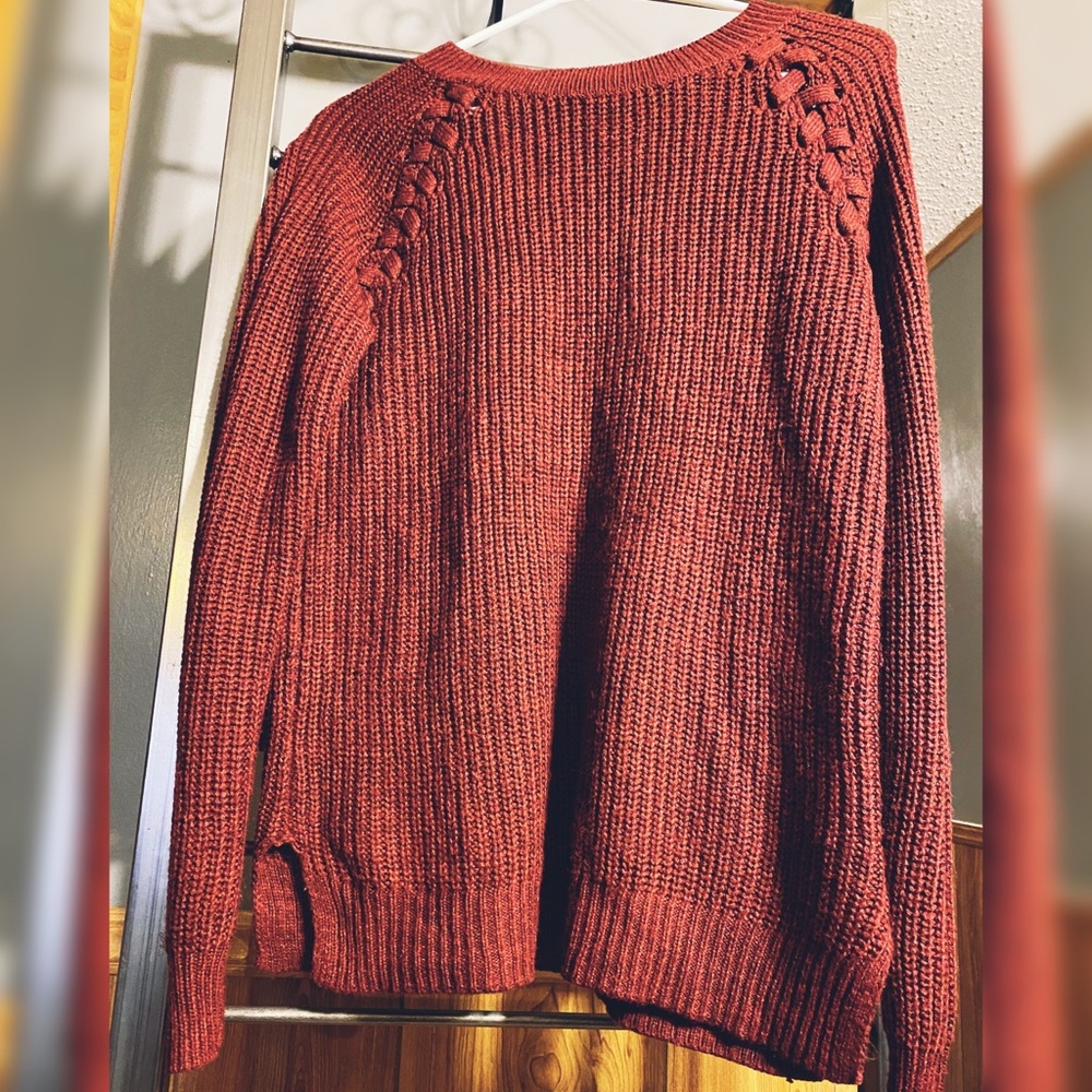 Burgundy sweater